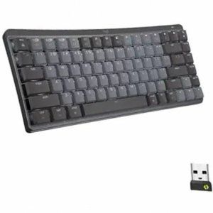 Logitech Clicky MX Mechanical Mini Minimalist Wireless Illuminated Keyboard NEW